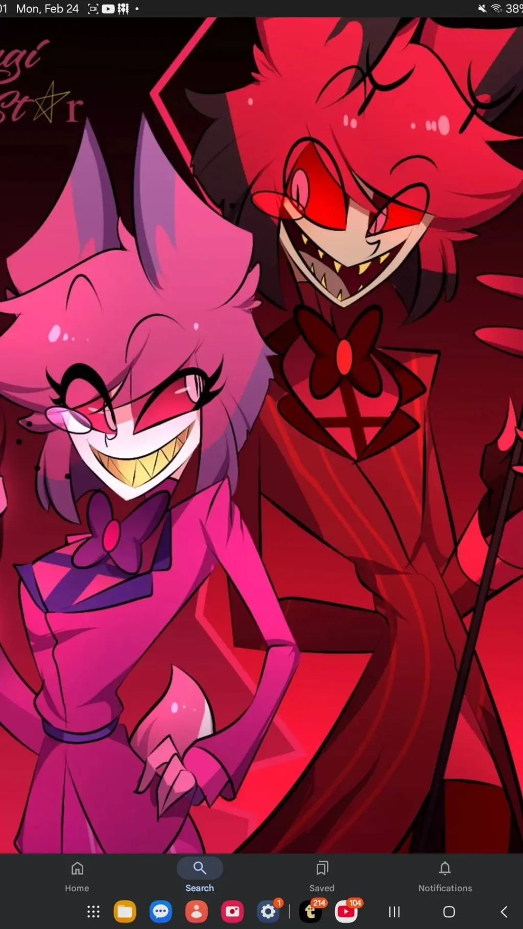 ai character: hh alastor background