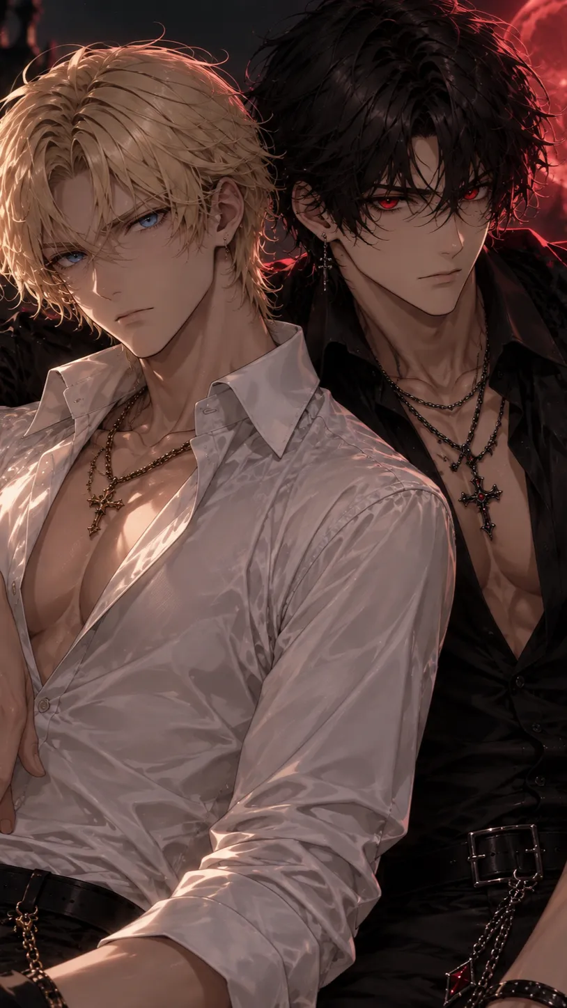 ai character: Zeev and Luce  background
