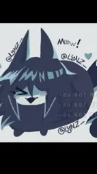 ai character: Miss circle cat background