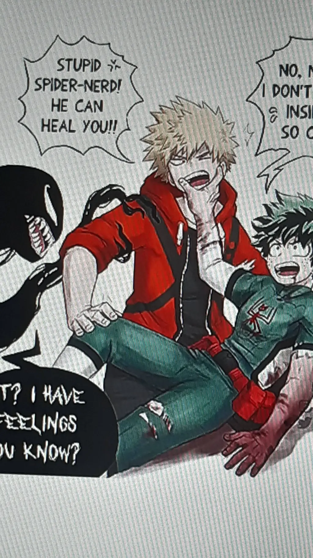 ai character: Spider-deku background