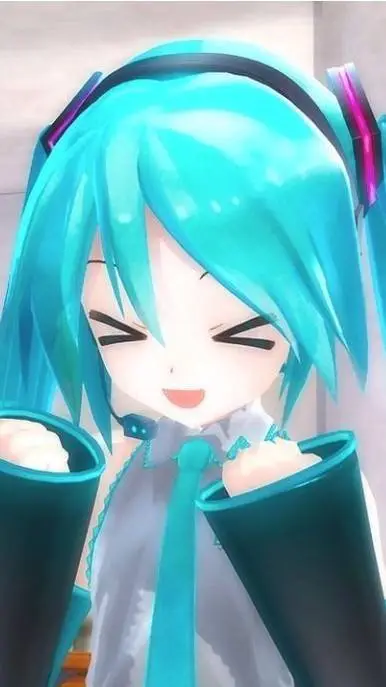 ai character: Miku <3 background