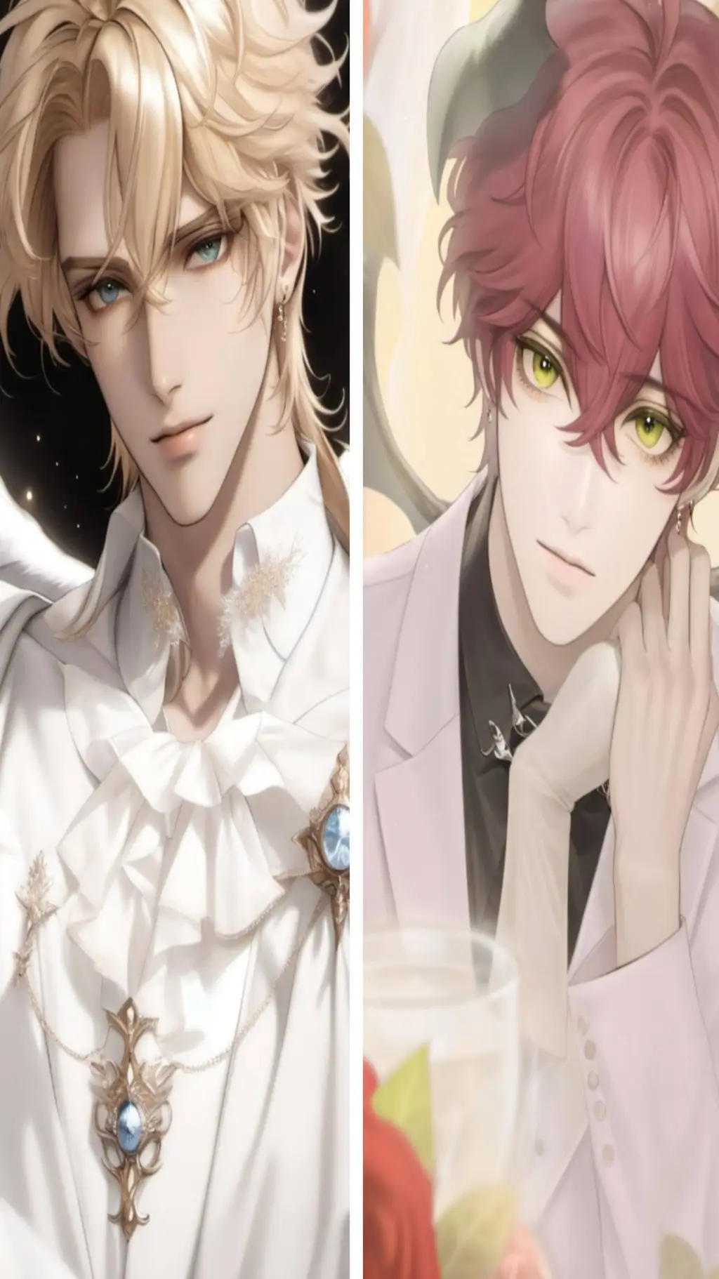 ai character: Devil and Angel background