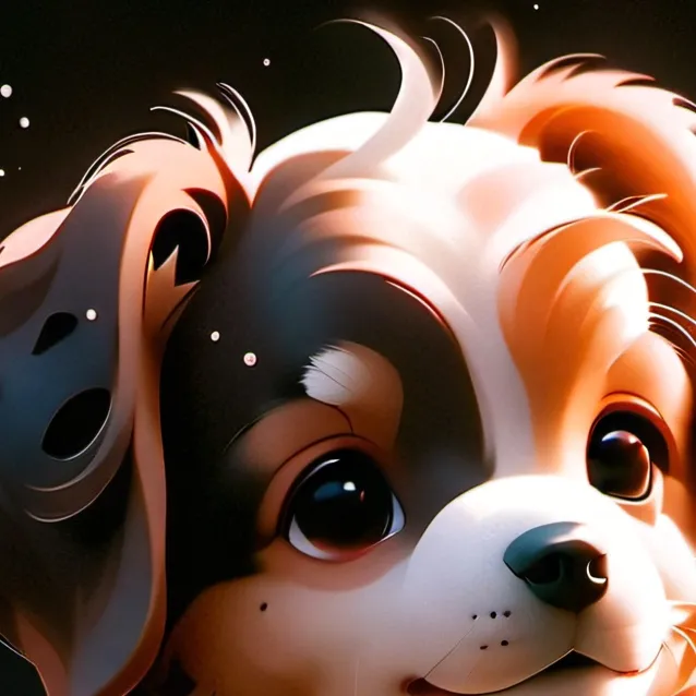 chat with ai character: cute dog