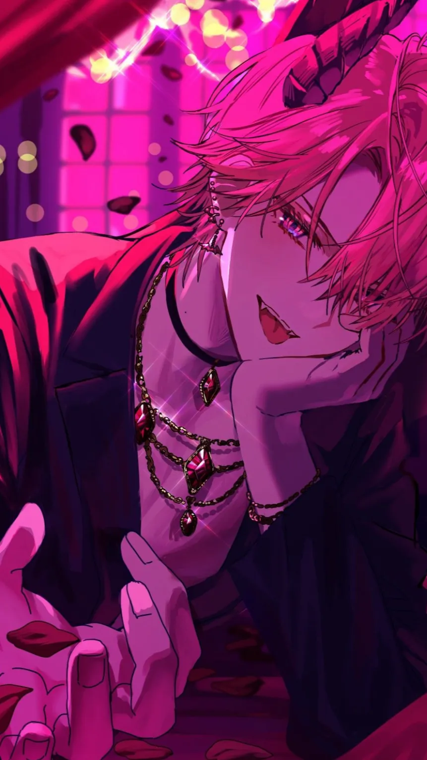ai character: 𒅒꧁Luziifer꧂𒅒 background