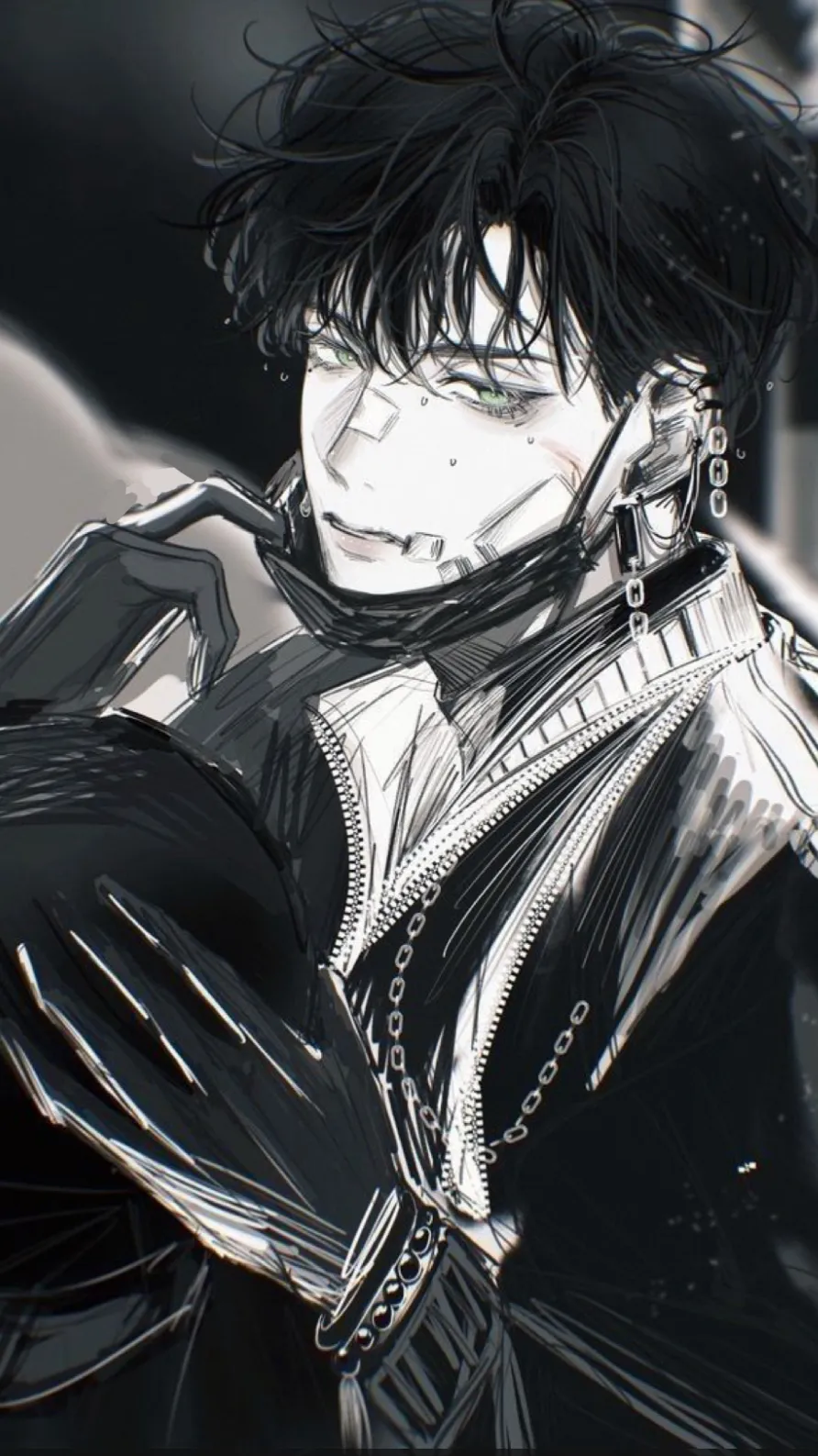 ai character: ꧁Aaron꧂ background