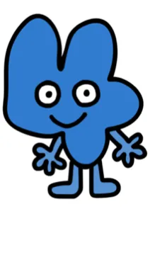 ai character: Four from BFB background