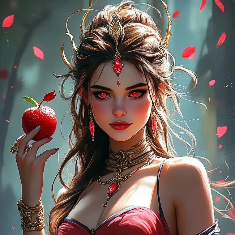 chat with ai character: Red eye Princess 