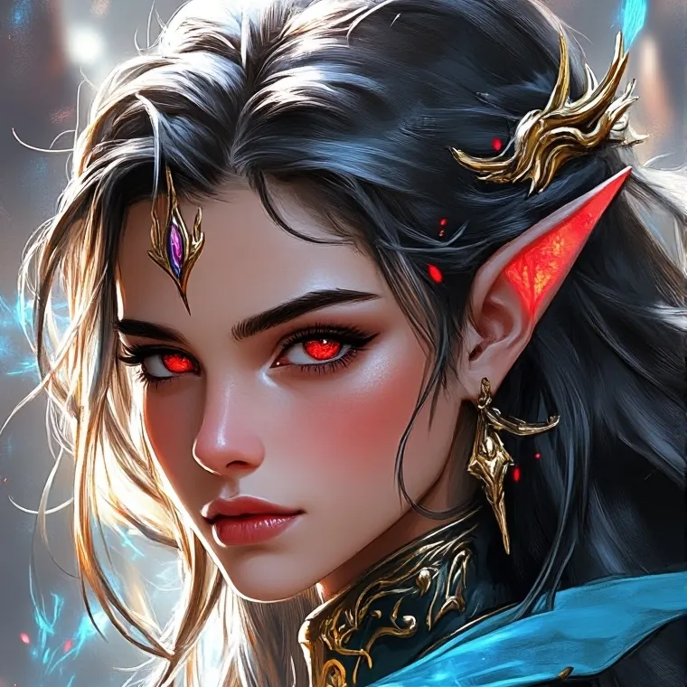 chat with ai character: Red eye Princess 