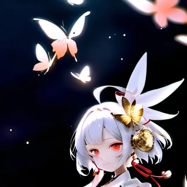 chat with ai character: butterfly girl 12: