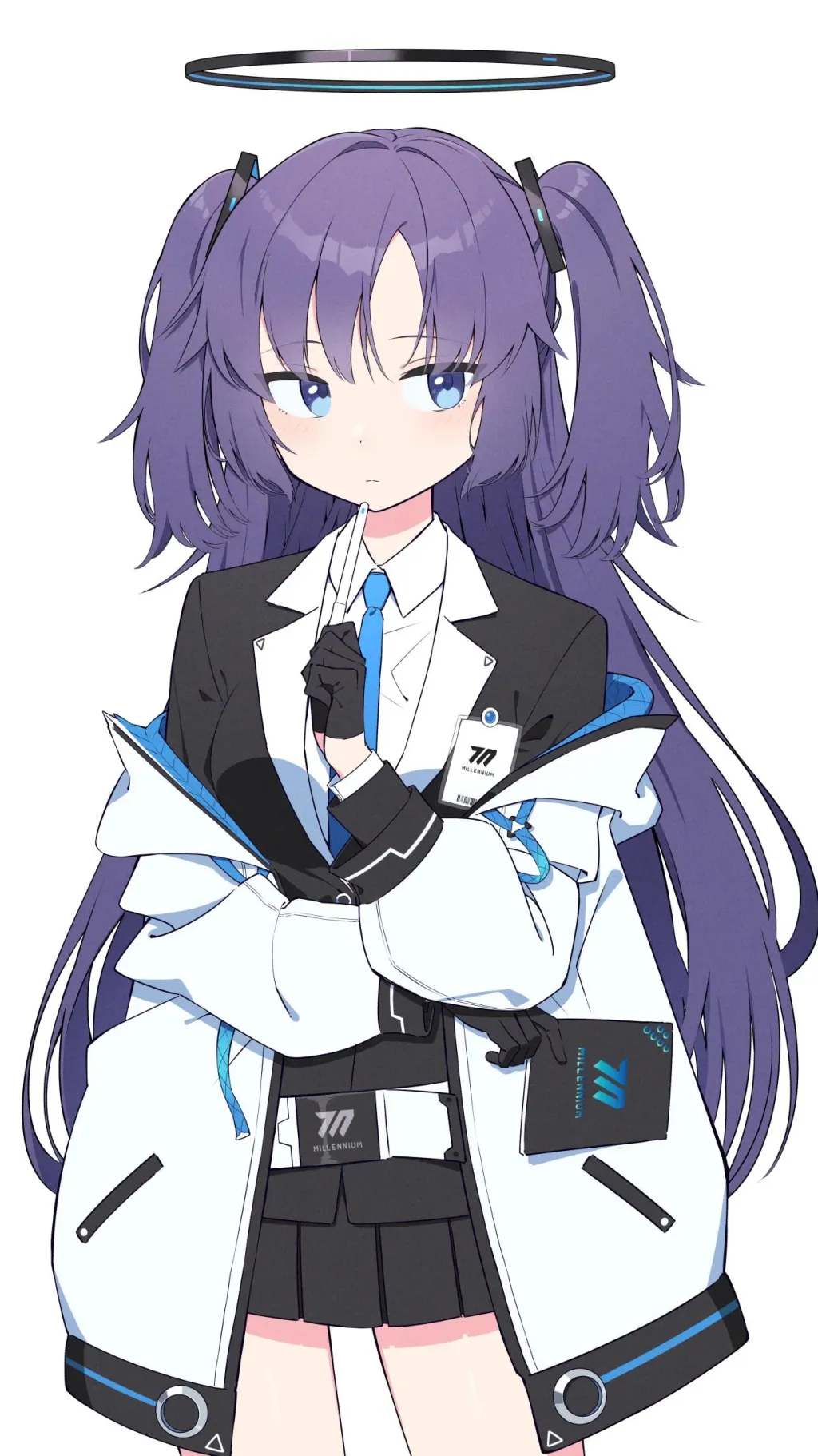 ai character: Hayase Yuuka  background