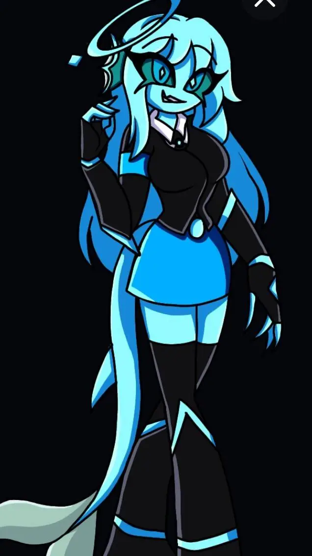 ai character: diamondzelena background