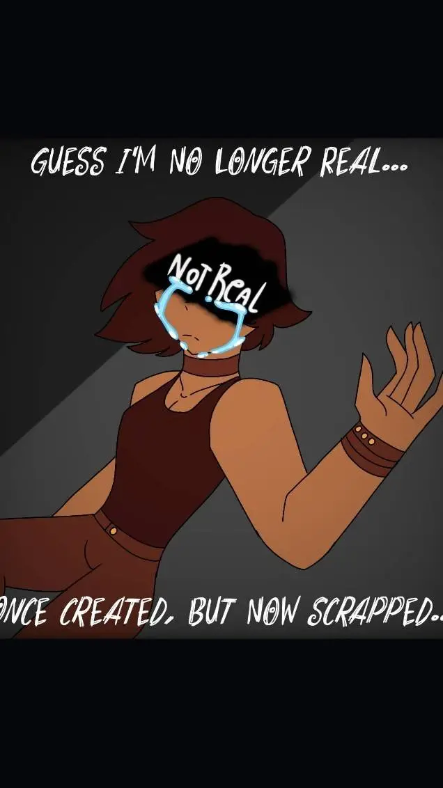 ai character: shy sad background