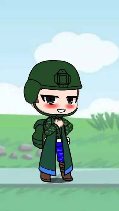 ai character: soldier background