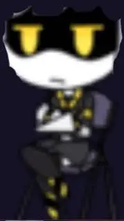ai character: bald J background