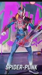 ai character: spider punk (M.R) background