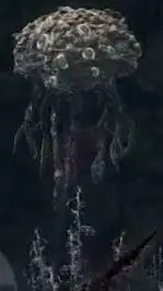 ai character: winter lantern  background