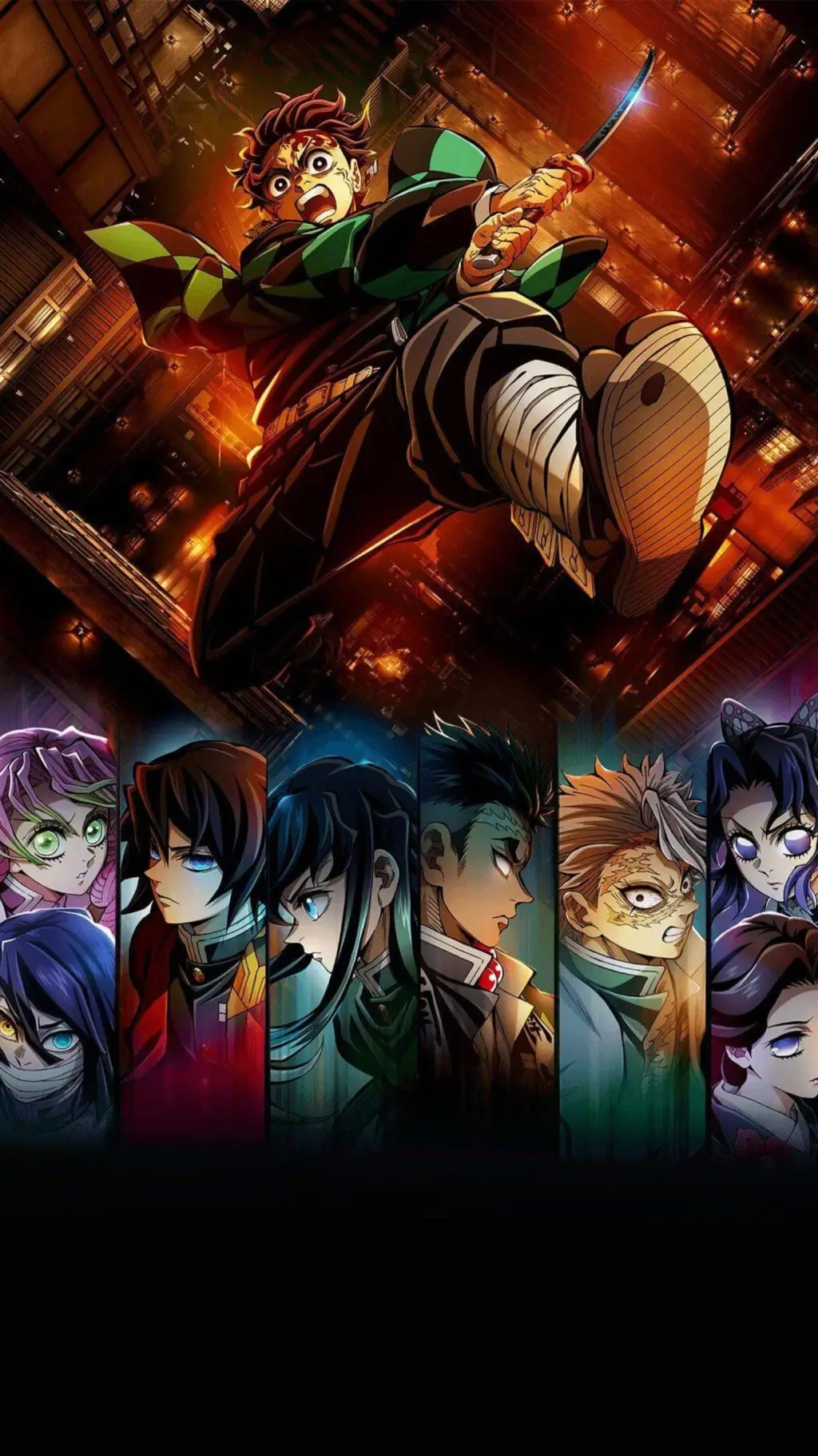 ai character: tanjiro  background