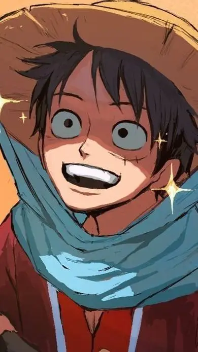 ai character: Monkey D luffy background