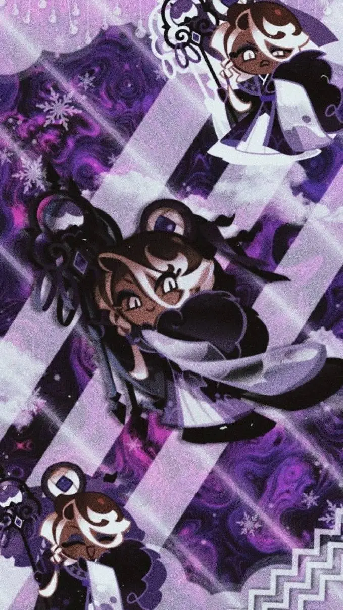 ai character: Affogato cookie  background