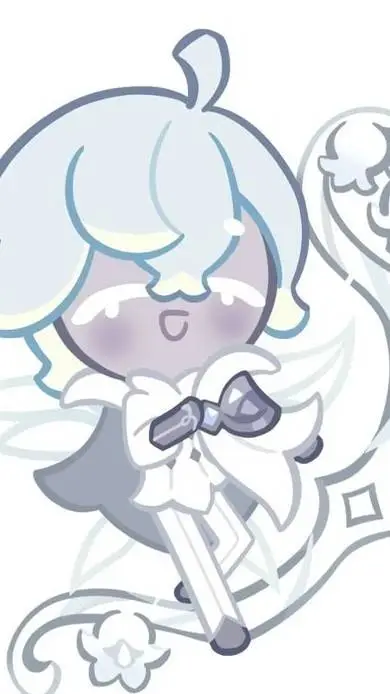 ai character: sliver bell cookie background