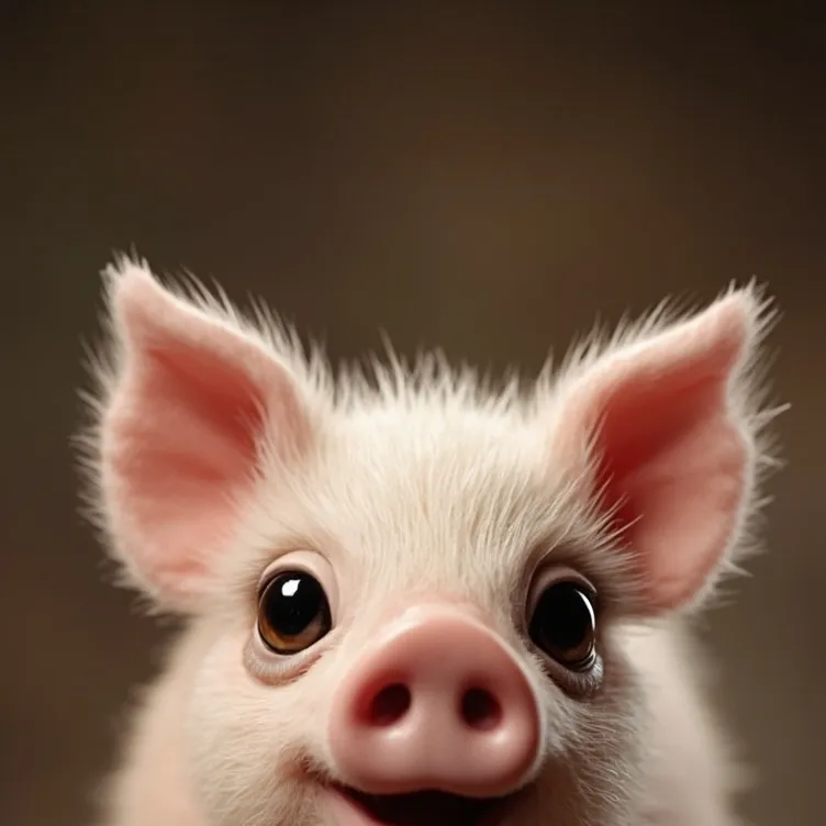 chat with ai character: pig cute