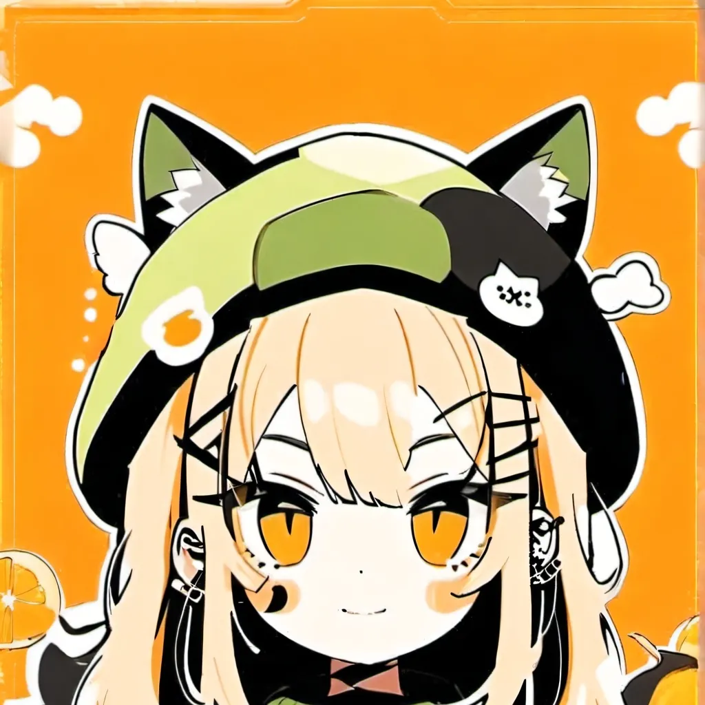 chat with ai character: orange uwu cat😭🙏