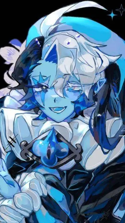 ai character: shadow milk cookie background