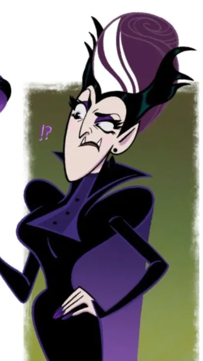 ai character: Aunt Lydia Dracula background