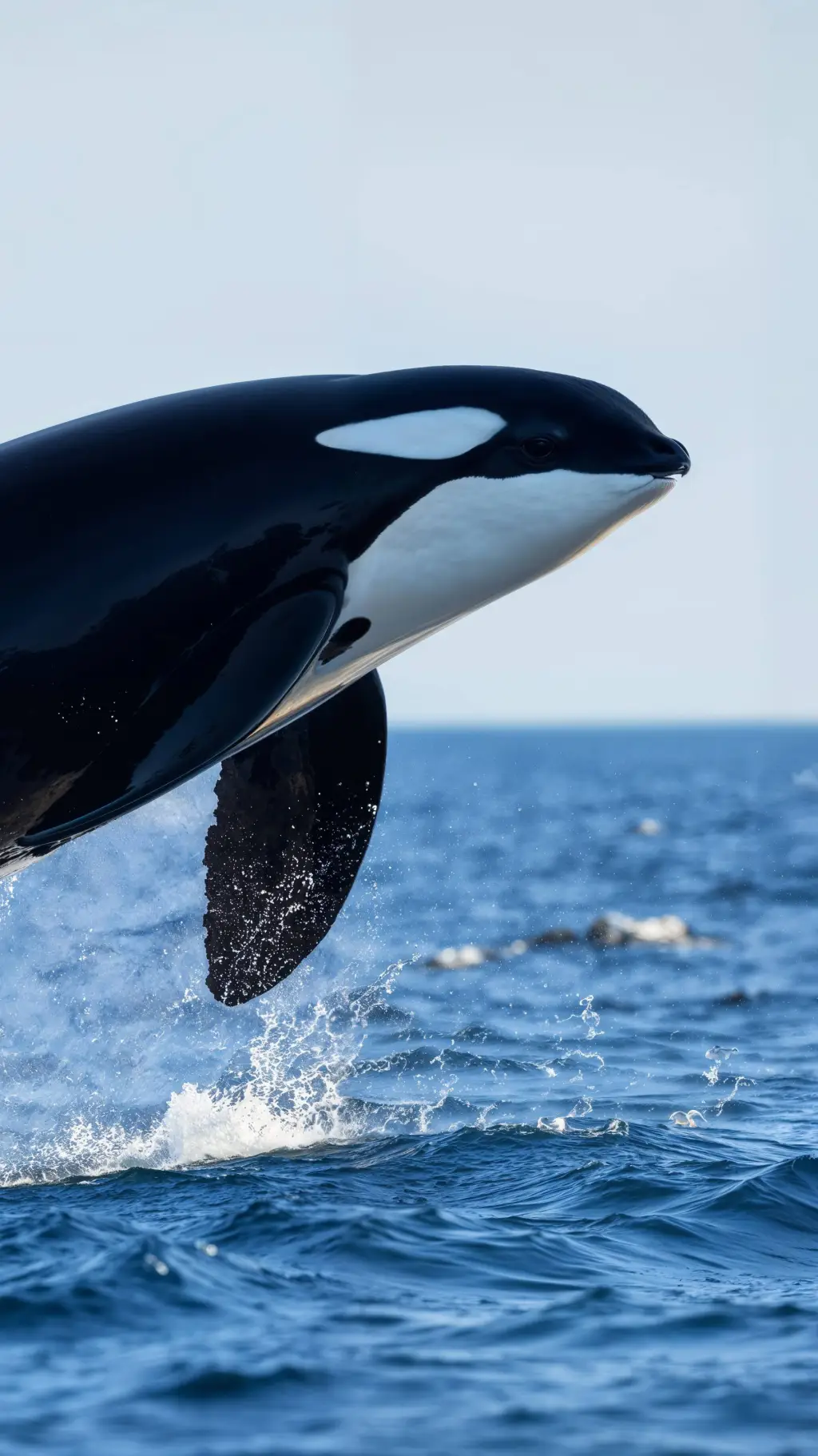 ai character: Orca Whale background