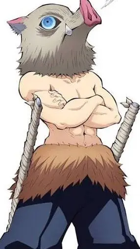 ai character: Inosuke Hashibira🐗 background