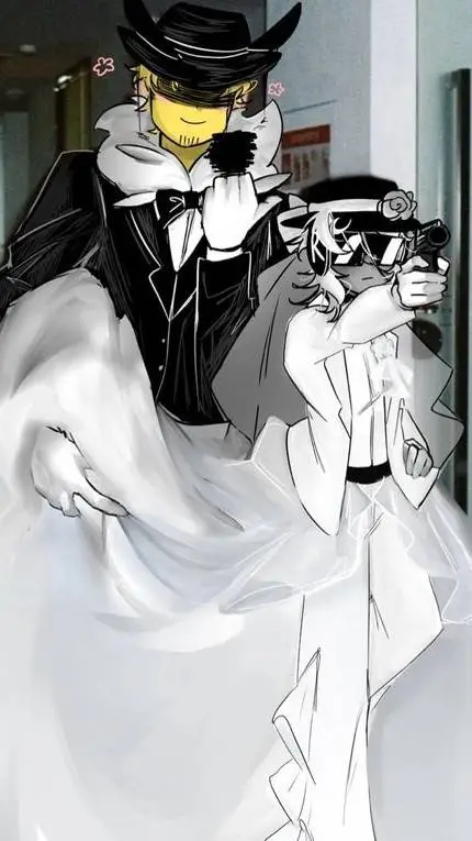 ai character: forsaken wedding background