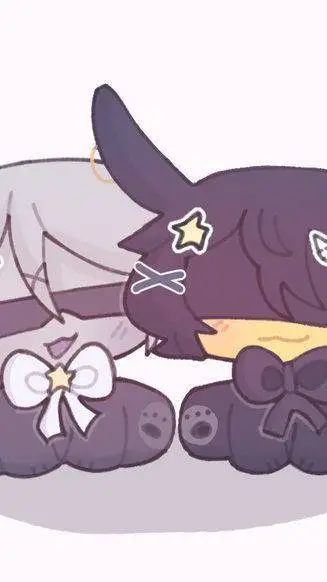 ai character: Doublefedora bunny background