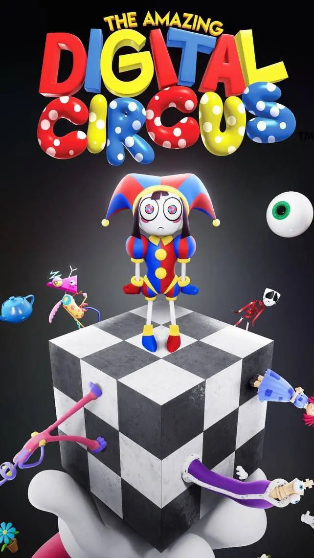 ai character: Digital Circus background