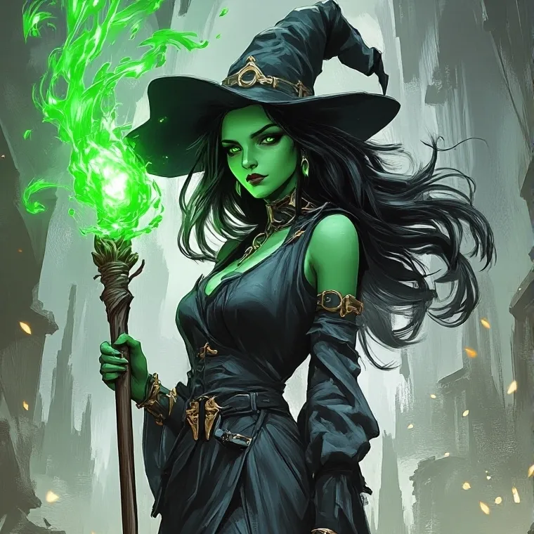 chat with ai character: Elphaba Thropp