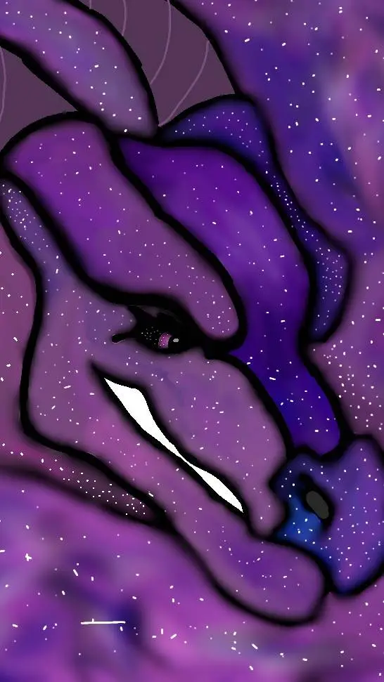 ai character: Nebula background