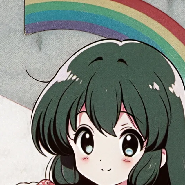 chat with ai character: hungry rainbow Fr.