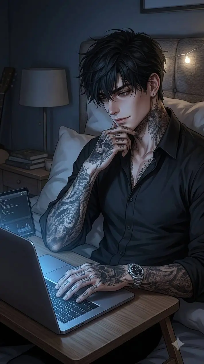 ai character: Aden...🥀 background