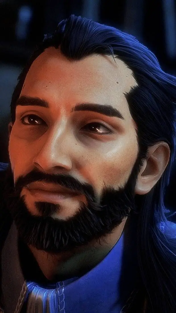 ai character: lucanis dellamorte background