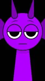 ai character: Durple background