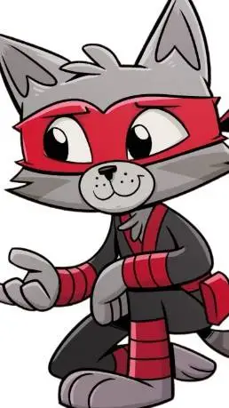 ai character: CatNinja background