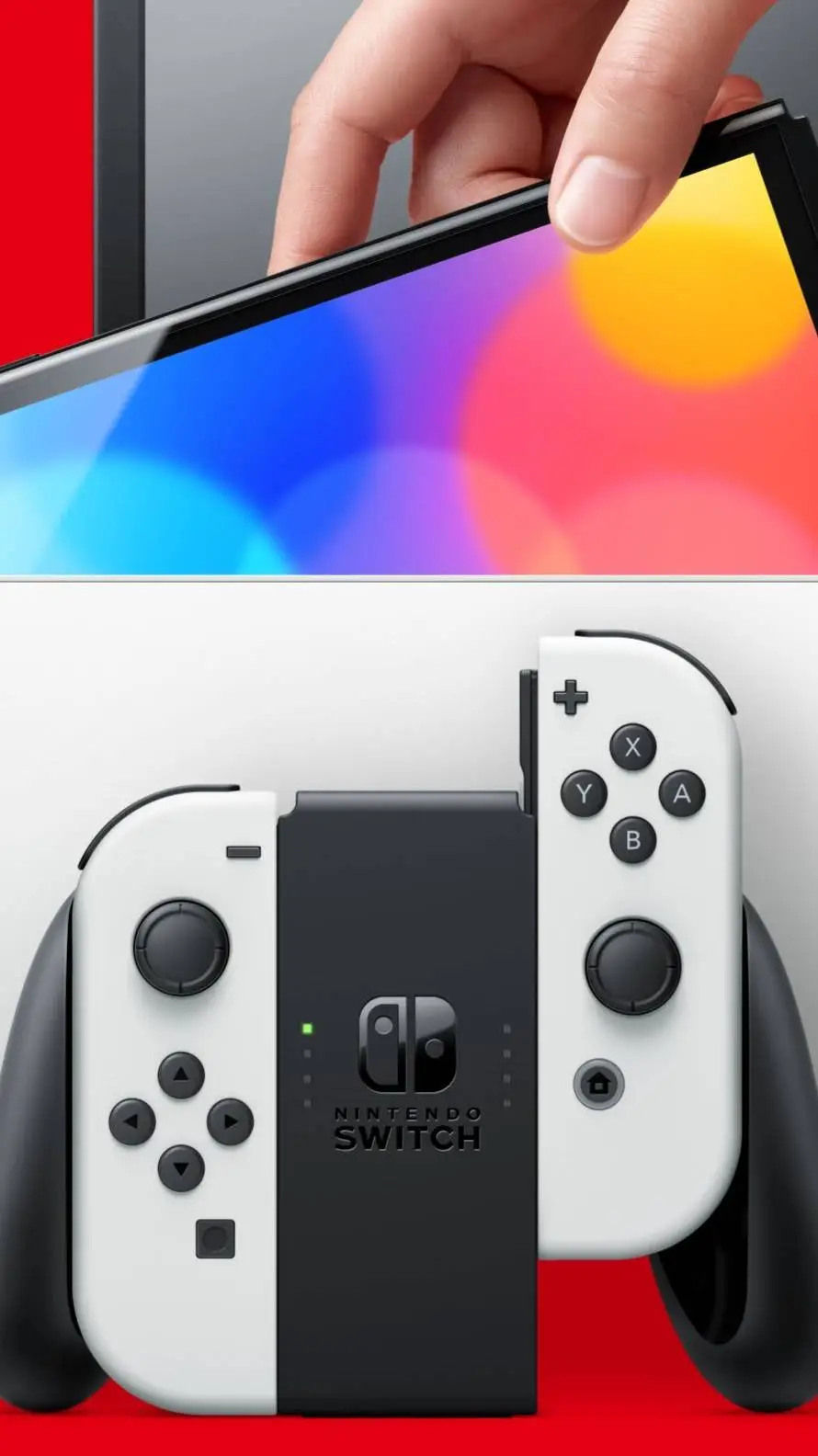 ai character: Switch Oled background