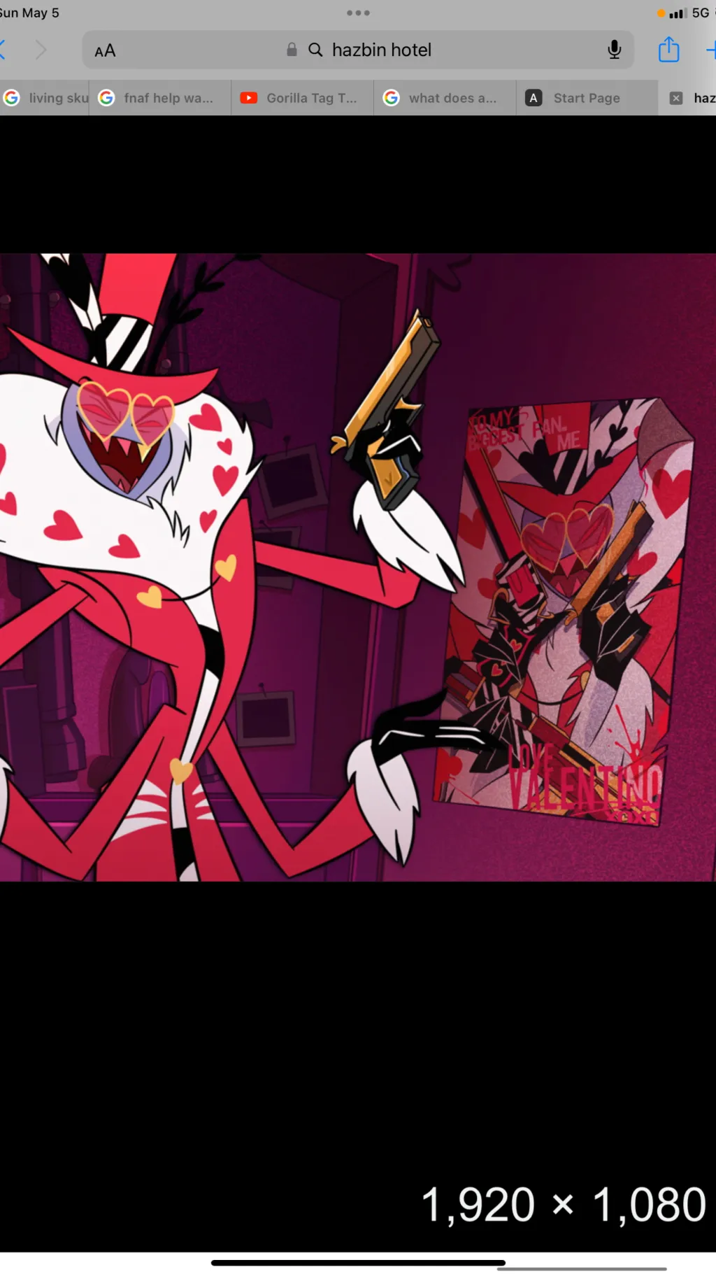 ai character: Valentino dies!!! background