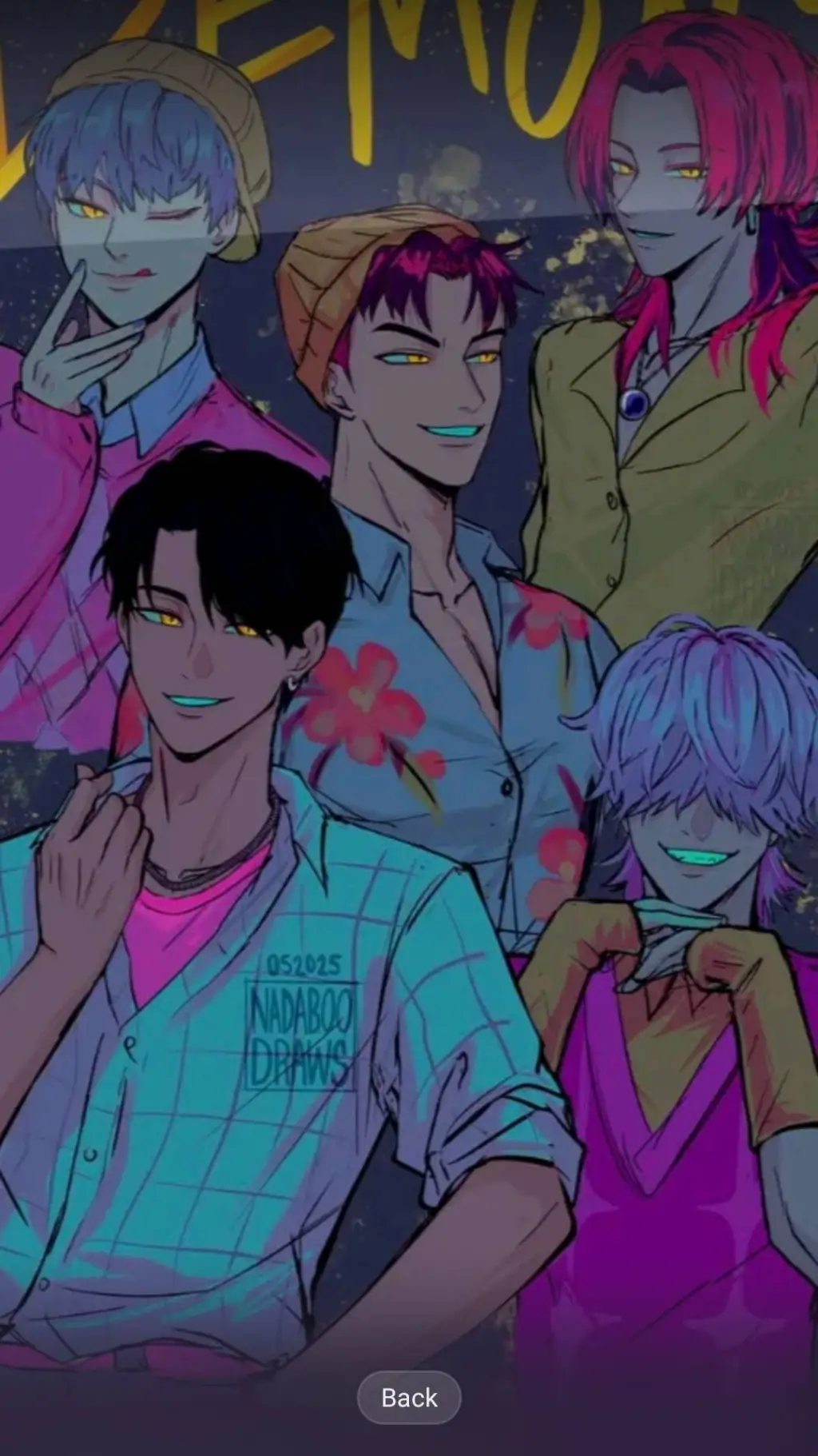 ai character: SAJA BOYSSSSSSS background
