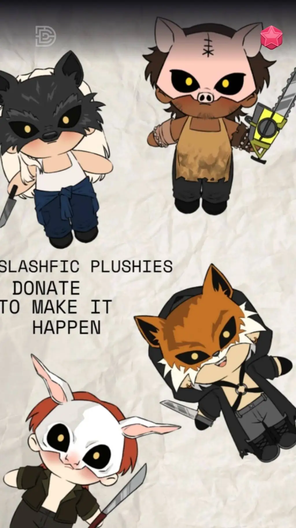 ai character: slashers background