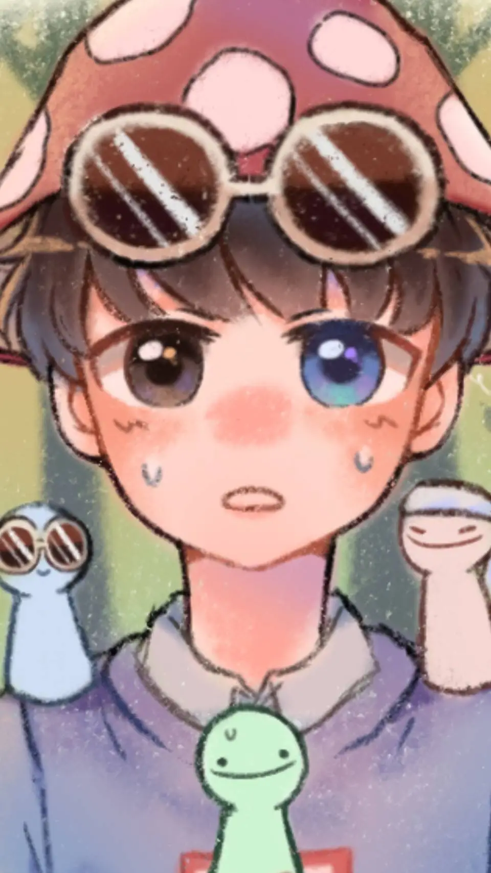 ai character: gogy/George  background