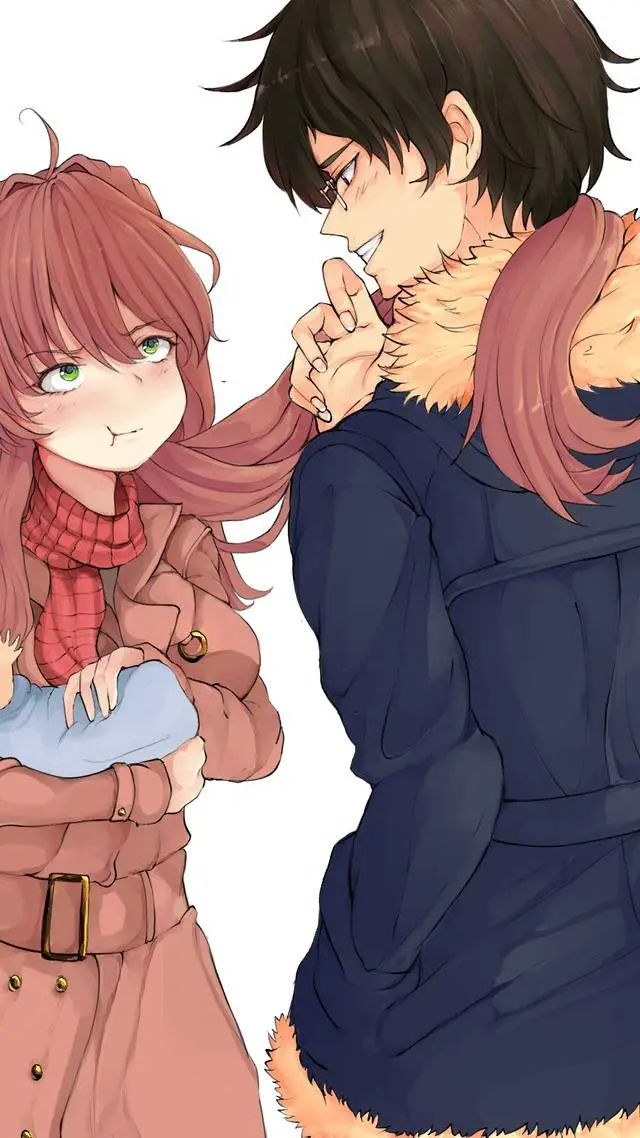 ai character: Eddie and Monika 2 background