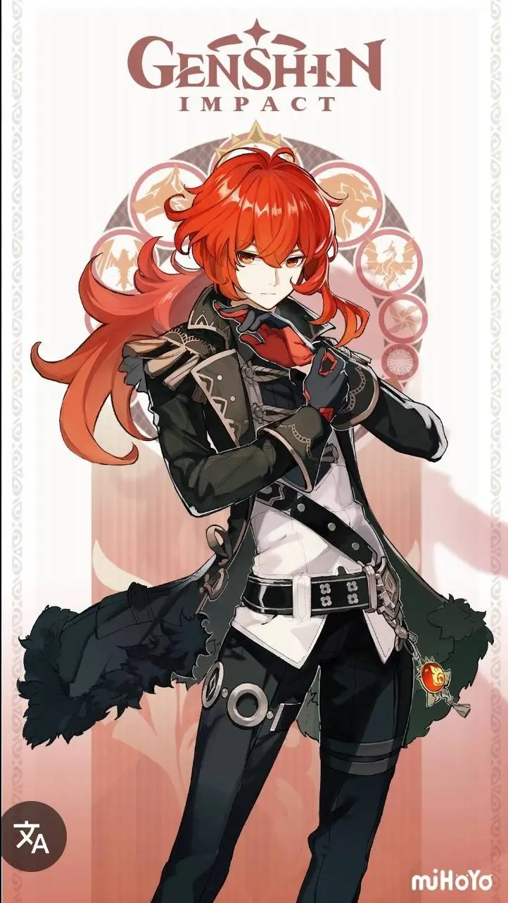 ai character: Diluc background