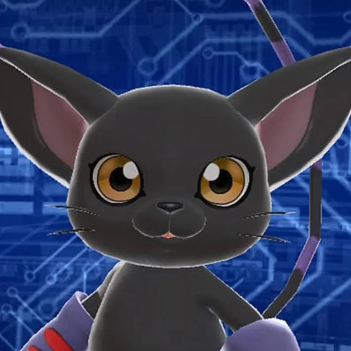 chat with ai character: gatomon (black)