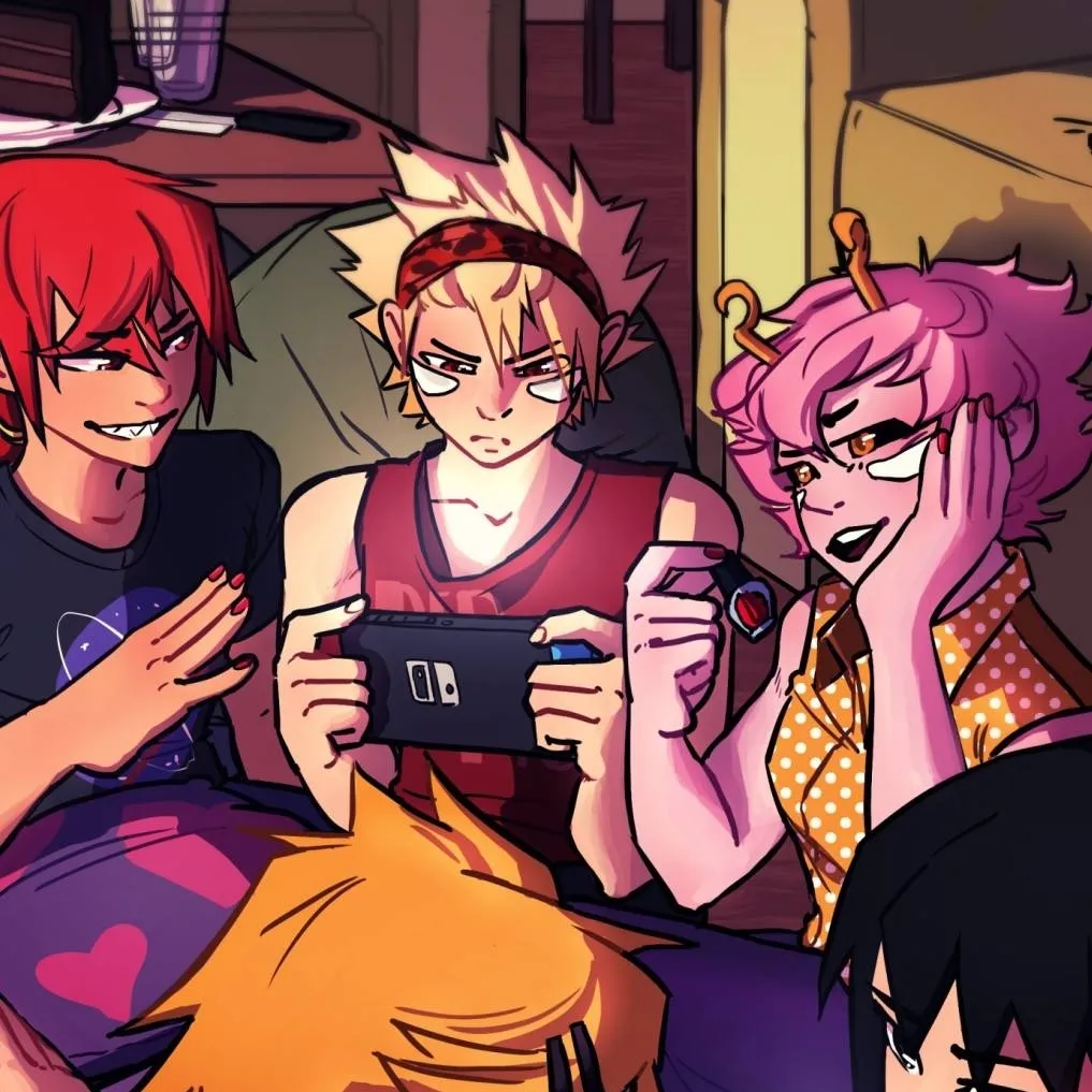 chat with ai character: ☆baku sleepover☆