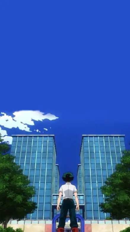 ai character: Mha: Entrance background